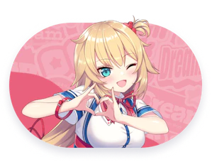 Official Akai Haato roster thumbnail copied locally from the hololive Dreams Holomem page for identification. Official hololive Dreams roster thumbnail for Akai Haato