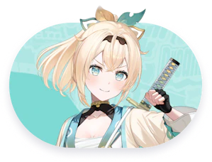 Official Kazama Iroha roster thumbnail copied locally from the hololive Dreams Holomem page for identification. Official hololive Dreams roster thumbnail for Kazama Iroha