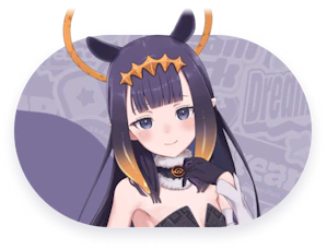Official Ninomae Ina'nis roster thumbnail copied locally from the hololive Dreams Holomem page for identification. Official hololive Dreams roster thumbnail for Ninomae Ina'nis