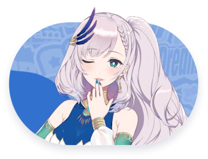 Official Pavolia Reine roster thumbnail copied locally from the hololive Dreams Holomem page for identification. Official hololive Dreams roster thumbnail for Pavolia Reine