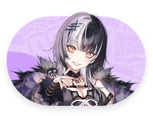 Official Shiori Novella roster thumbnail copied locally from the hololive Dreams Holomem page for identification. Official hololive Dreams roster thumbnail for Shiori Novella