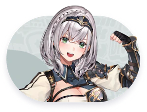 Official Shirogane Noel roster thumbnail copied locally from the hololive Dreams Holomem page for identification. Official hololive Dreams roster thumbnail for Shirogane Noel
