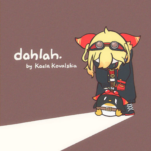 Official catalog jacket for dahlah.